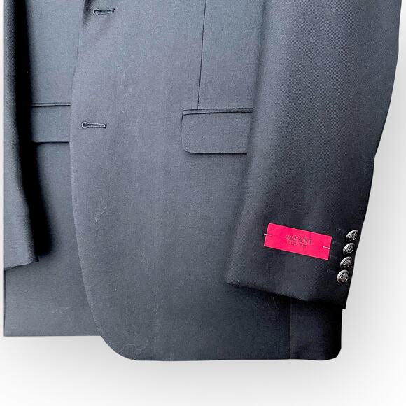 Alfani Slim Fit Blazer Jacket, Dress Shirt and Tie, Size 42L, Black - Picture 7 of 12